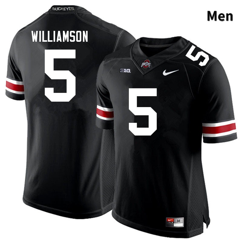 Ohio State Buckeyes Marcus Williamson Men's #5 Black Authentic Stitched College Football Jersey